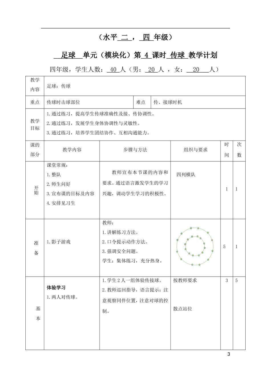足球核心素养教学设计_第3页
