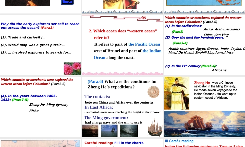 高三英语第一学期Unit2 reading课件