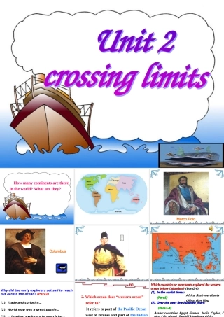 高三英语第一学期Unit2 reading课件