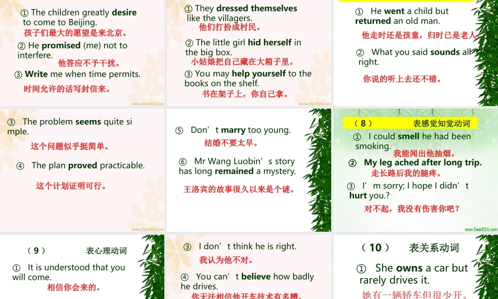 高考复习专题英语基本概念梳理 新课标 试题