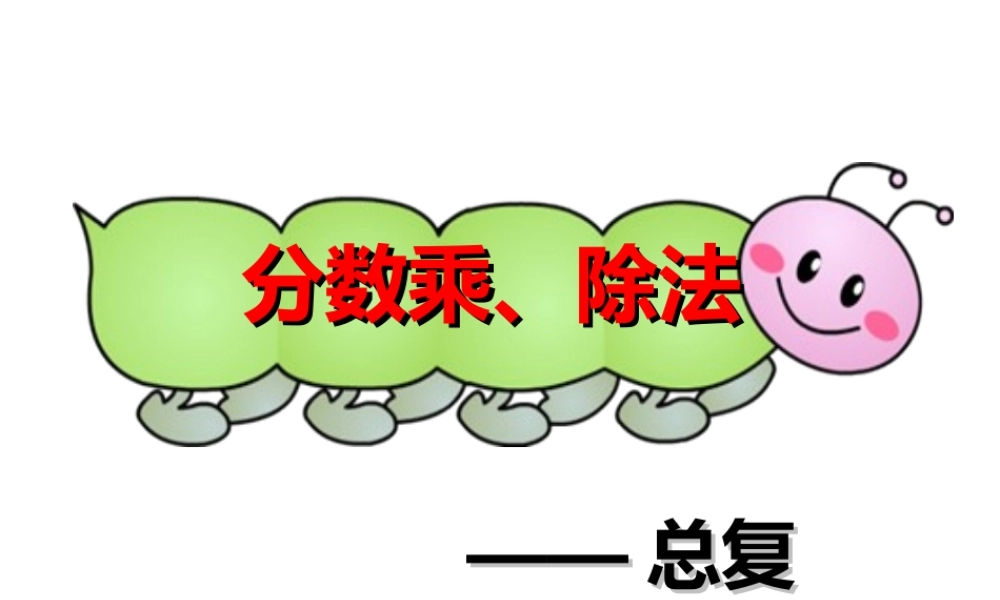 分数乘除法总复习1