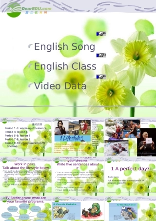 高中英语 unit 1(Lifestyles)课件 北师大版必修1 课件