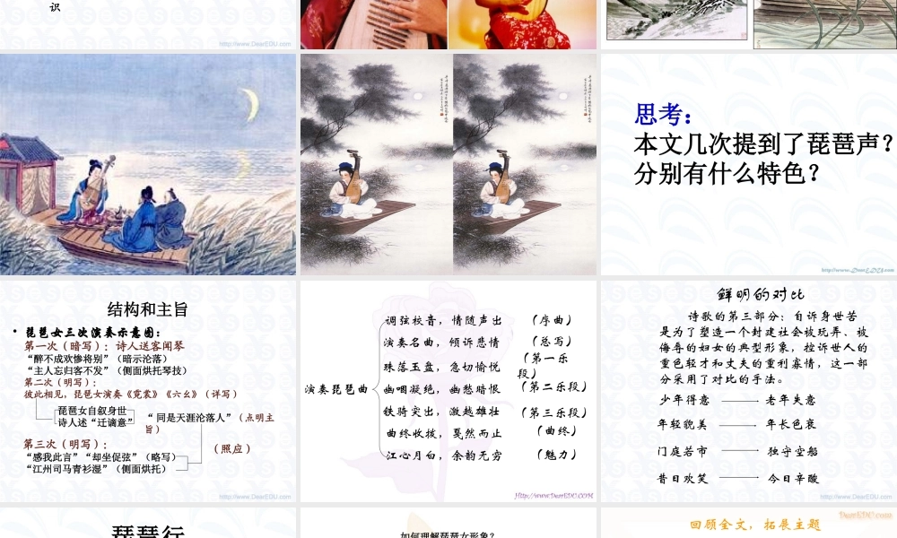 高二语文琵琶行 课件