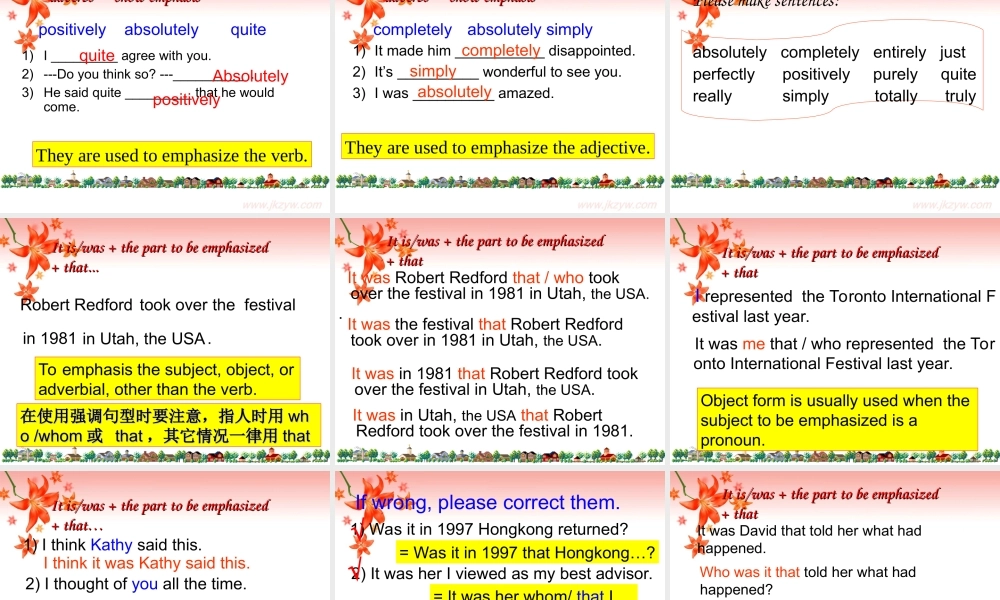 高中英语Unit4 Films and Film Events  Grammar and usage牛津版选修8 教案