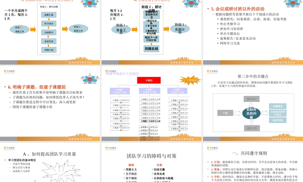 行动学习方法