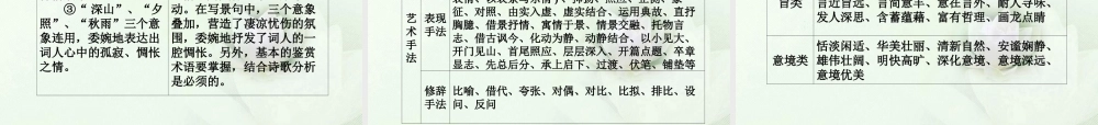 高中语文二轮复习 133 表达技巧鉴赏课件(新课标) 课件