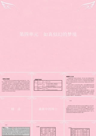 语文2.4.1.1森林中的绅士课件新人教选修中国诗歌散文欣赏 课件