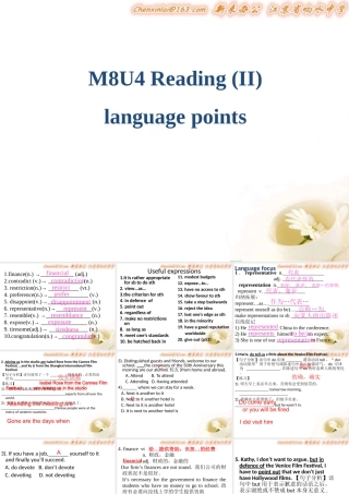 Reading(2)：Importantfilmeventsaroundtheworld