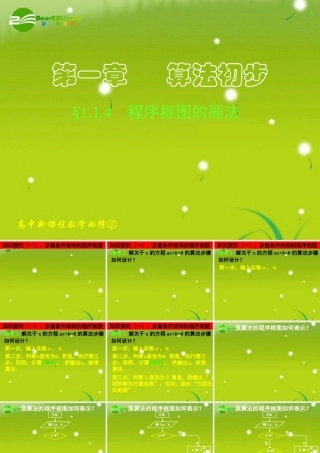 高中数学 114 程序框图的画法课件 新人教A版必修3 课件