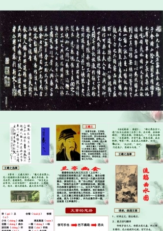 高一语文(兰亭集序)课件(1)新人教版 课件