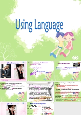 高中英语(Unit 1 Friendship)1课件 新人教版必修1 课件