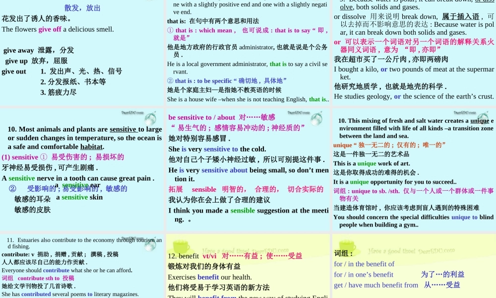 高二unit13最为全面的语言点例解分析languagepoints 人教版 课件