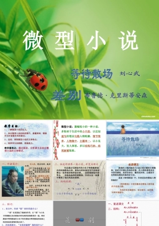 高中语文微型小说 课件