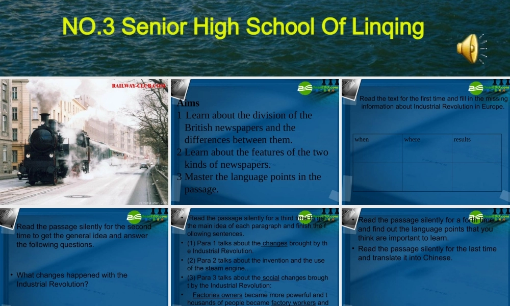 高中英语 Module5 corner课件 新人教版必修3 课件