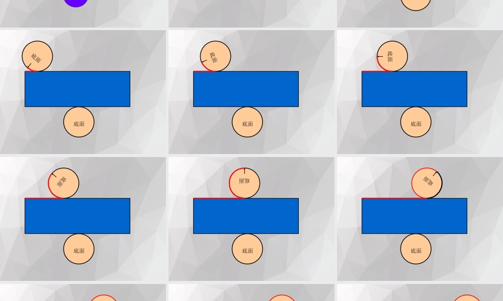 圆柱和圆柱的侧面积-(2)