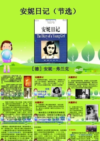 高中语文：((安妮日记)节选)(苏教版必修2)课件之一 课件