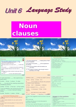 高二英语册第六单元language study课件