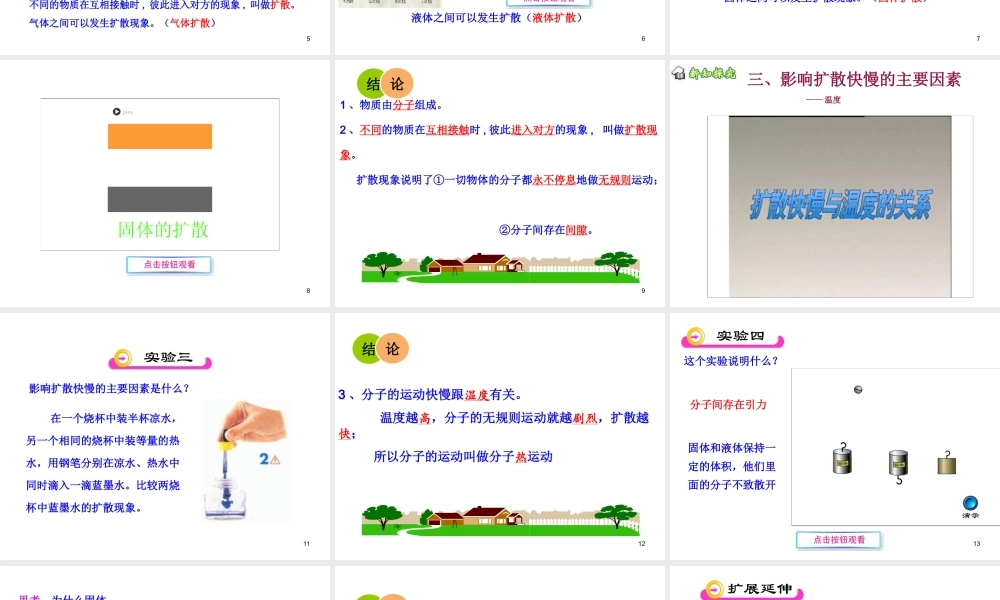 16.1分子热运动课件