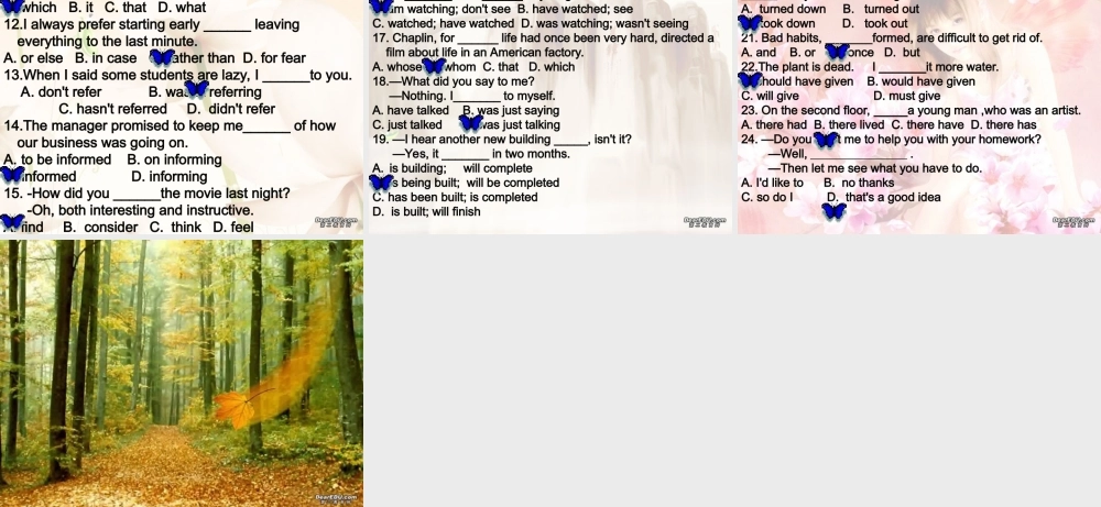 江苏地区高考英语单项选择填空答题技巧及实例分析 试题