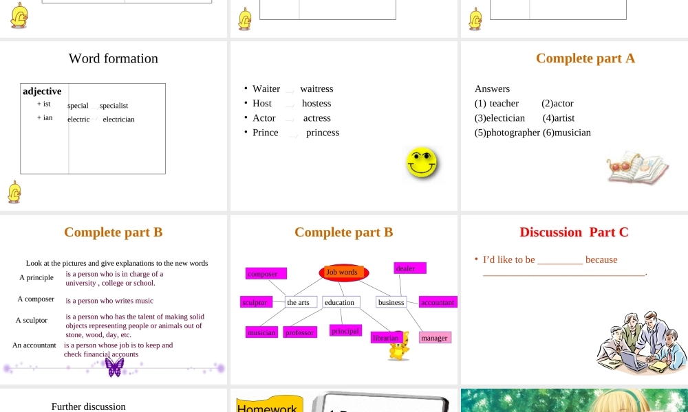 高中英语Unit 3 Amazing people-word powerppt 课件