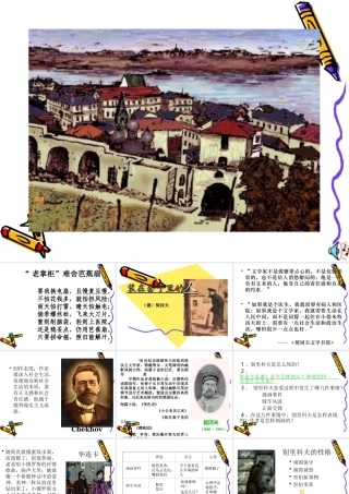 高中语文12(装在套子里的人)课件人教版必修五 课件