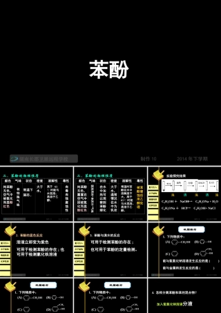15-04-14高二化学2《苯酚》(课件)