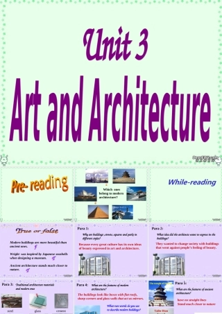 高二英语unit3 reading课件 新课标 人教版 课件