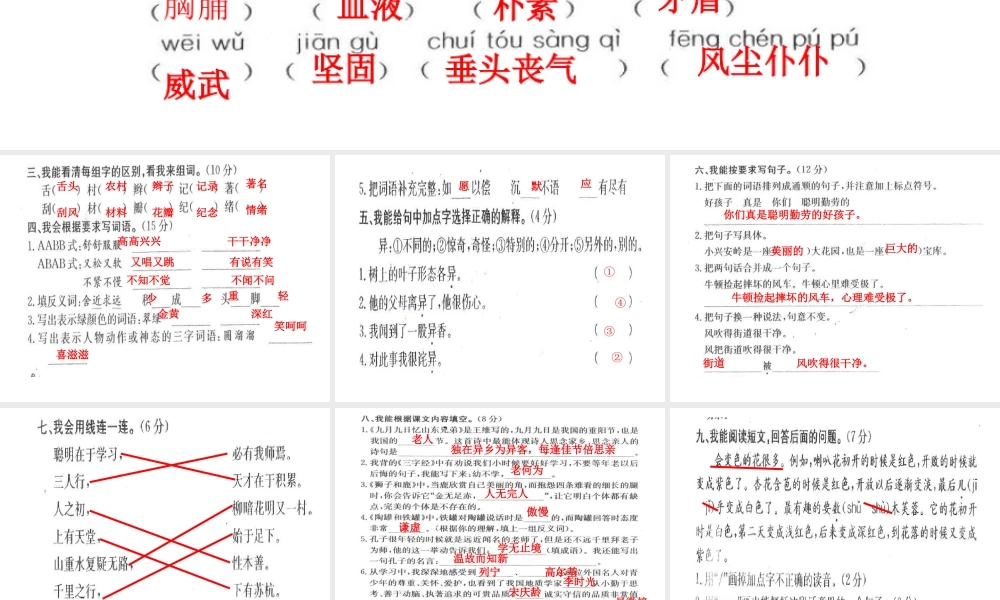 大显身手(期末一)