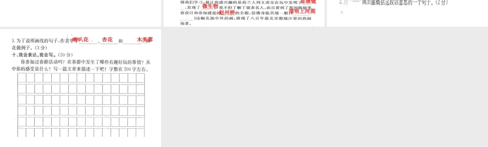 大显身手(期末一)