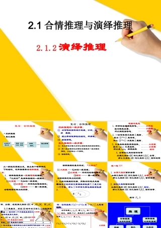 高中数学 212演绎推理课件 新人教A版选修2 课件