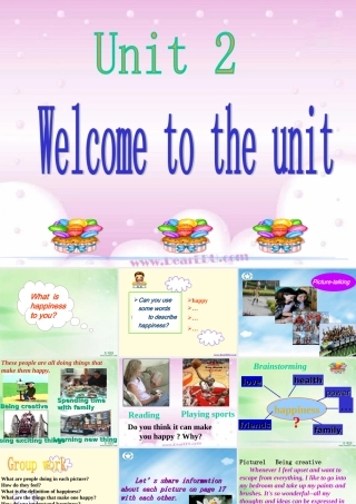 高二英语Unit2 Welcome to the poin课件 牛津版 课件