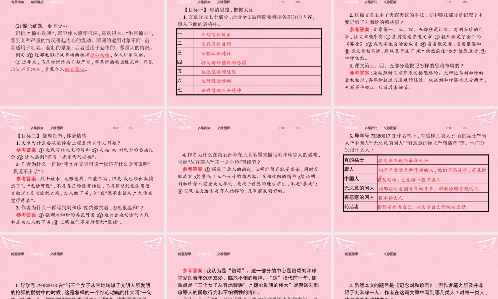 高中语文第三单元写人记事的散文7记念刘和珍君课件新人教版必修1 课件