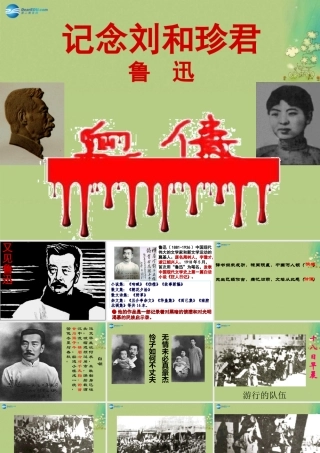 高中语文 记念刘和珍君课件 新人教版必修1 课件
