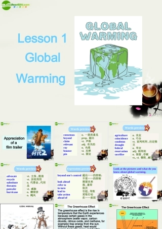 高三英语 Unit22(Lesson1)课件 北师大版选修8 课件