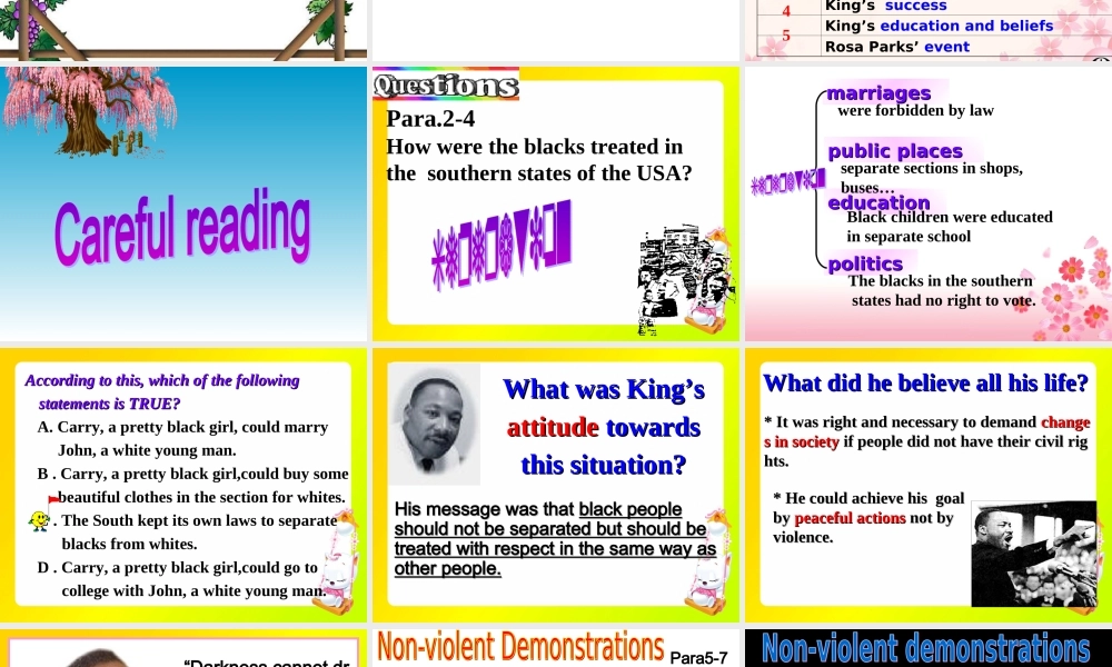 高二英语unit14 I have a dream 人教版 课件