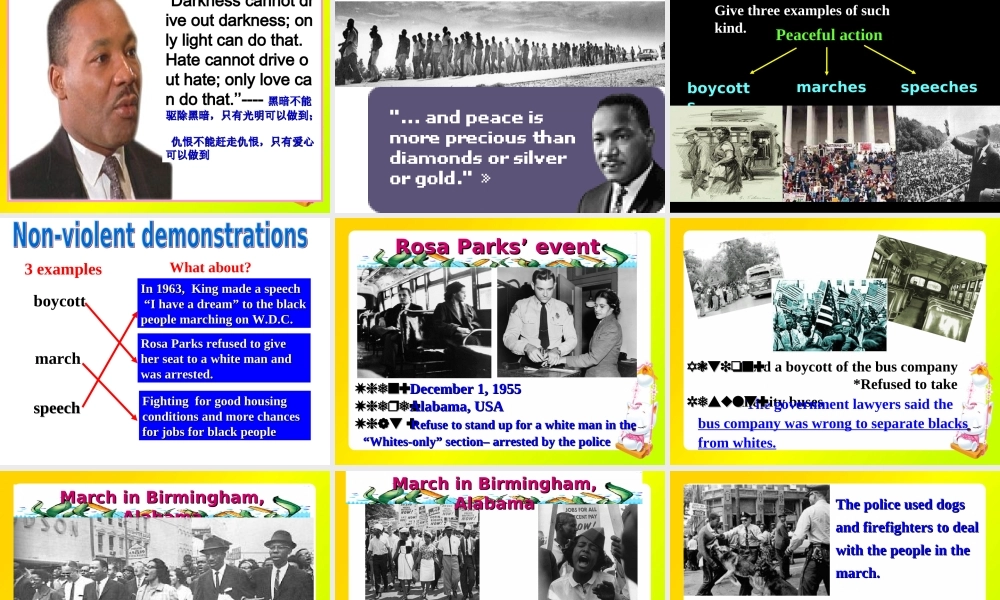 高二英语unit14 I have a dream 人教版 课件