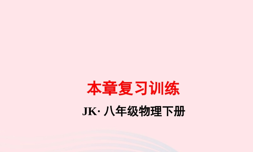 春八年级物理下册 第七章 力复习训练课件 (新版)教科版 课件