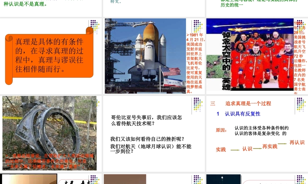 实践中追求和发展真理PPT课件