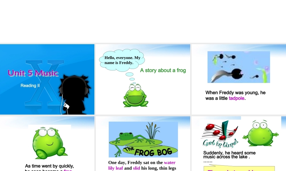 高中英语 Unit 5(Music)-Reading 课件 新人教版必修2 课件