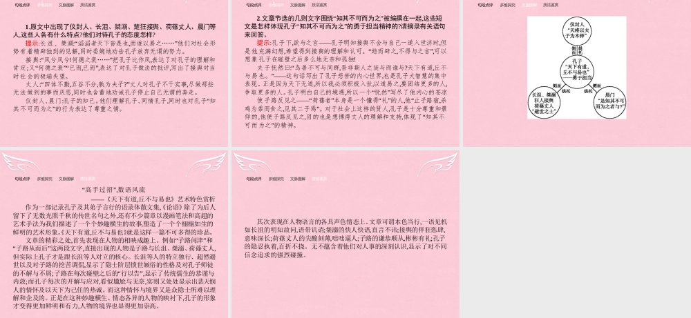 高中语文第一单元论语蚜1天下有道丘不与易也课件新人教版选修先秦诸子蚜 课件