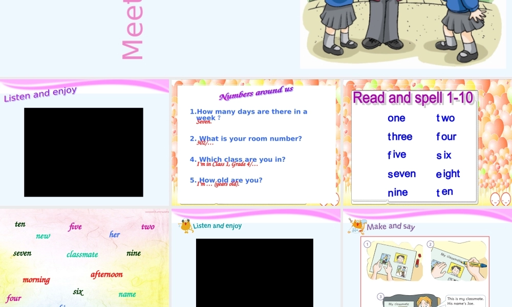 沪教牛津版4A-Module1-Unit1-period3