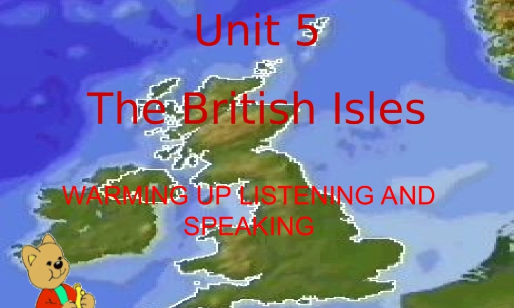 高二英语Unit5 Warming up & speaking 课件