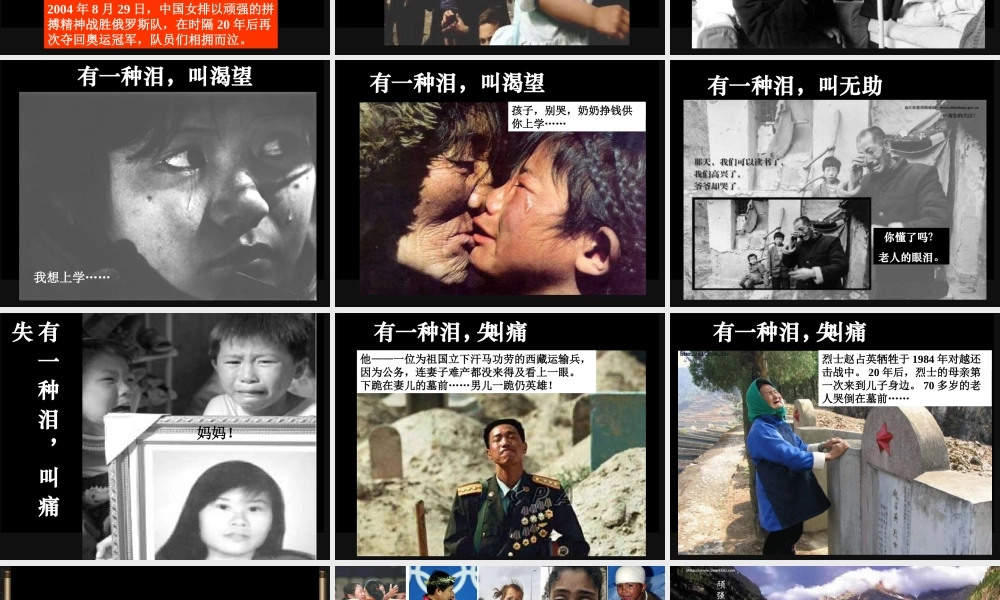 泪珠与珍珠 人教版 课件