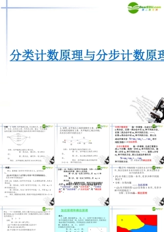 高中数学 分类计数原理与分步计数原理课件 北师大版选修2 课件