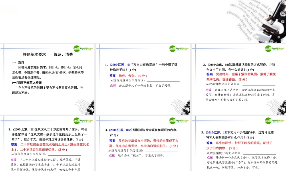 高考语文二轮复习 2第三章专题二配套课件