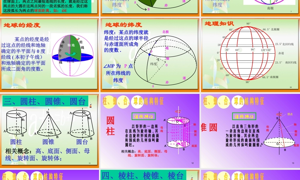 高中数学 111简单几何体1课件 北师大版必修2 课件