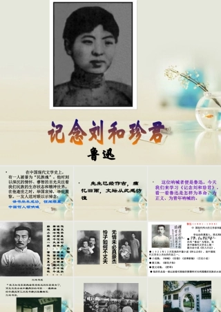 高中语文 纪念刘和珍君课件6课件 新人教版必修1 课件