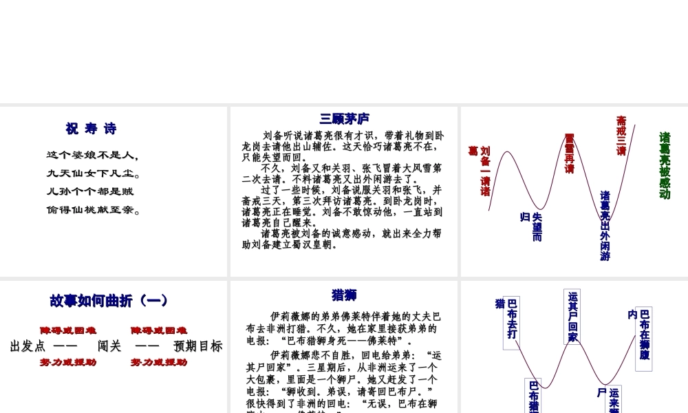 叙述一个曲折的故事--2010