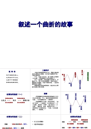 叙述一个曲折的故事--2010