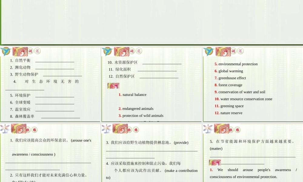 高中英语(第1轮)总复习 part3 写作话题训练1—4课件 新人教版 课件